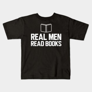 Book - Real men read books Kids T-Shirt